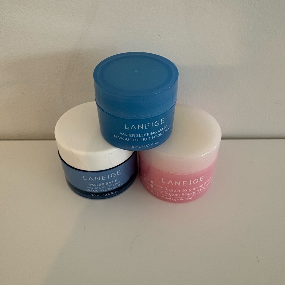 LANEIGE Mini Skincare Trio – Travel Size Bundle